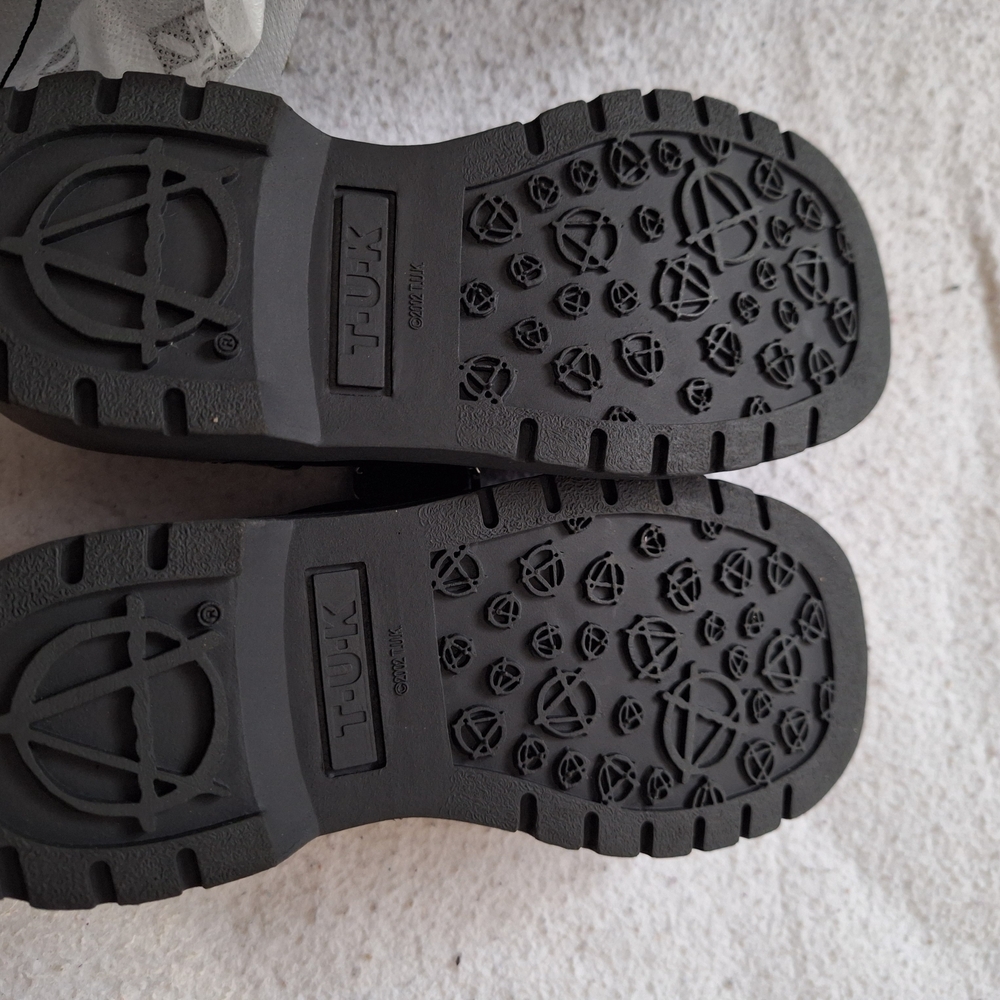T.U.K Iridescent Black Mary Jane Shoes - Picture 3 of 5